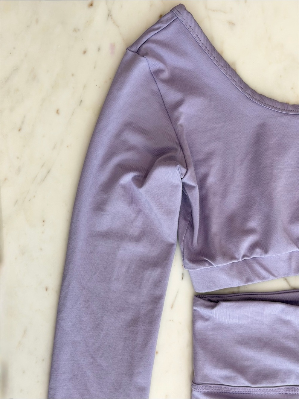 Designed for Fitness Lavender Crop Top & Leggings Activewear Set - S - Picture 6 of 15